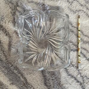 Elegant Clear Glass Dish